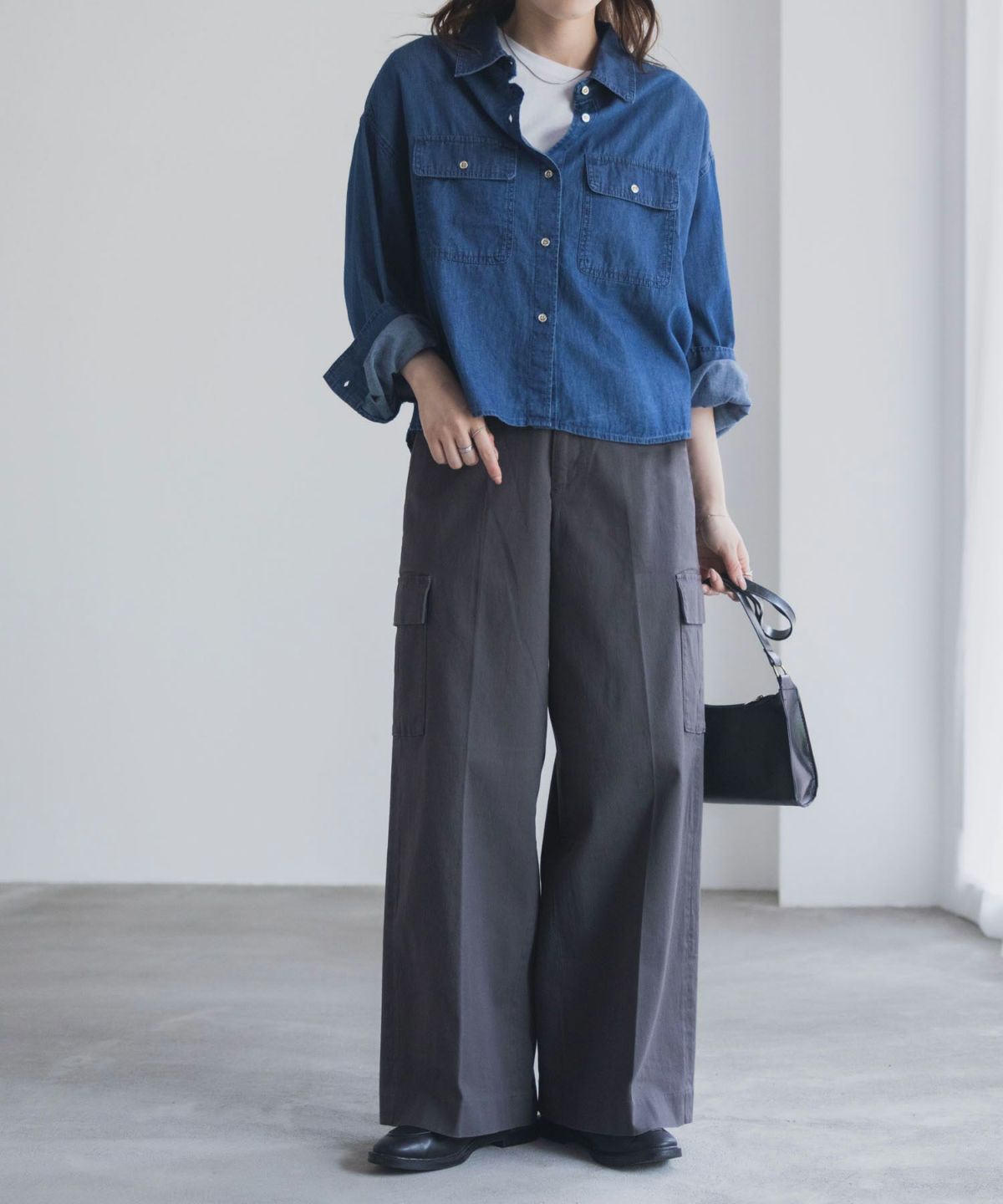 nAvy カーゴチノパンツ レディース