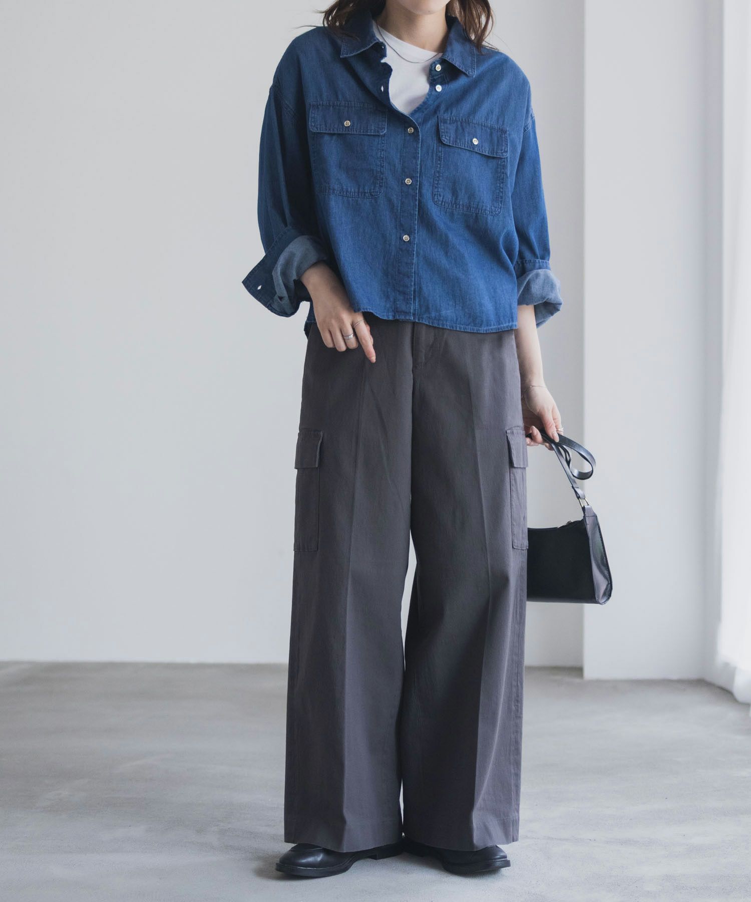 nAvy カーゴチノパンツ レディース