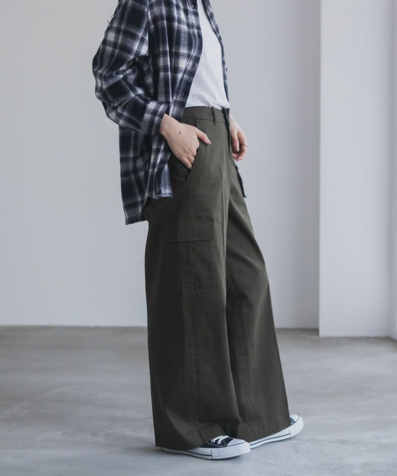 [値下げ]nAvy  カーゴチノパンツ レディース商品画像-8