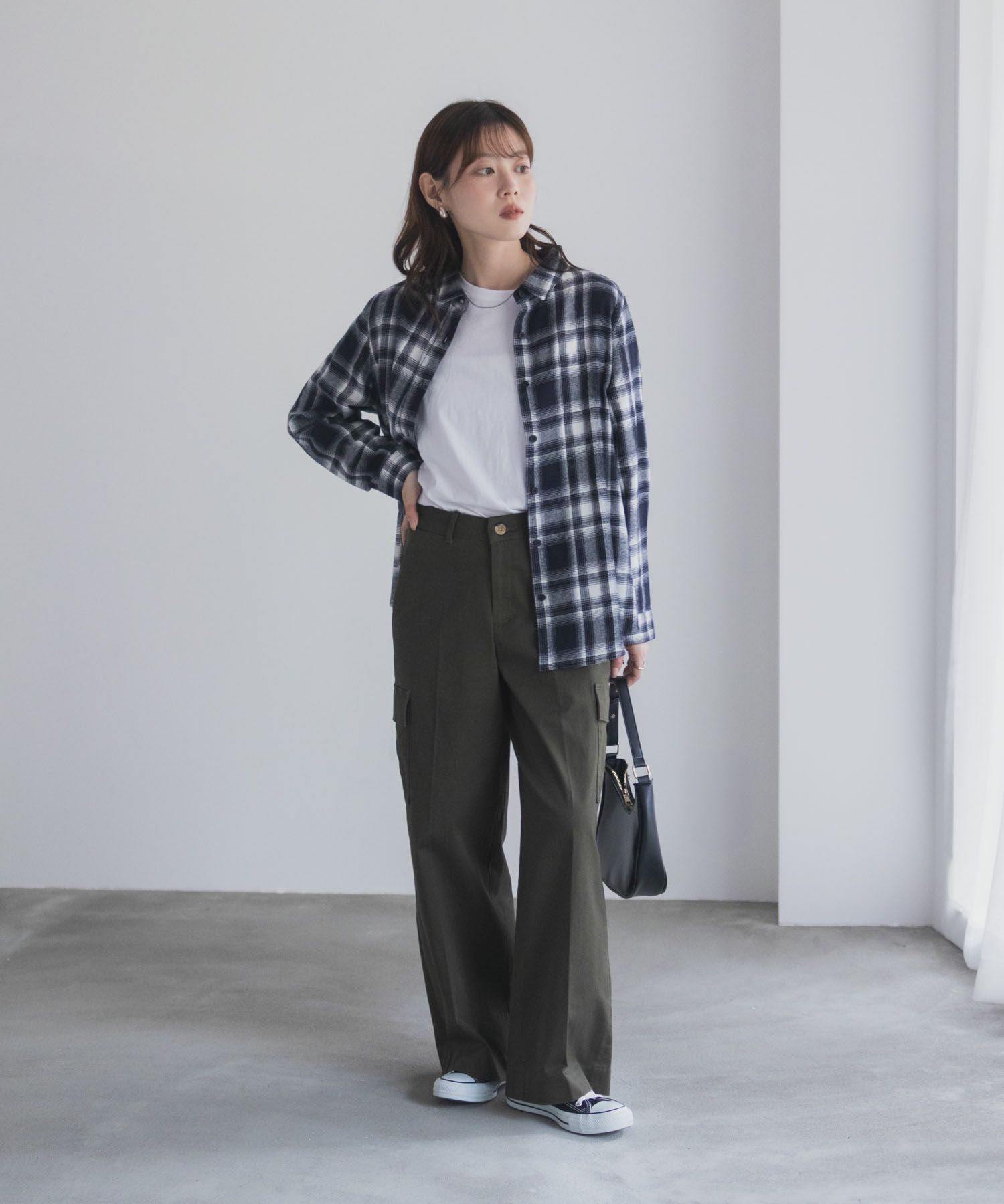 [値下げ]nAvy  カーゴチノパンツ レディース商品サムネイル-10