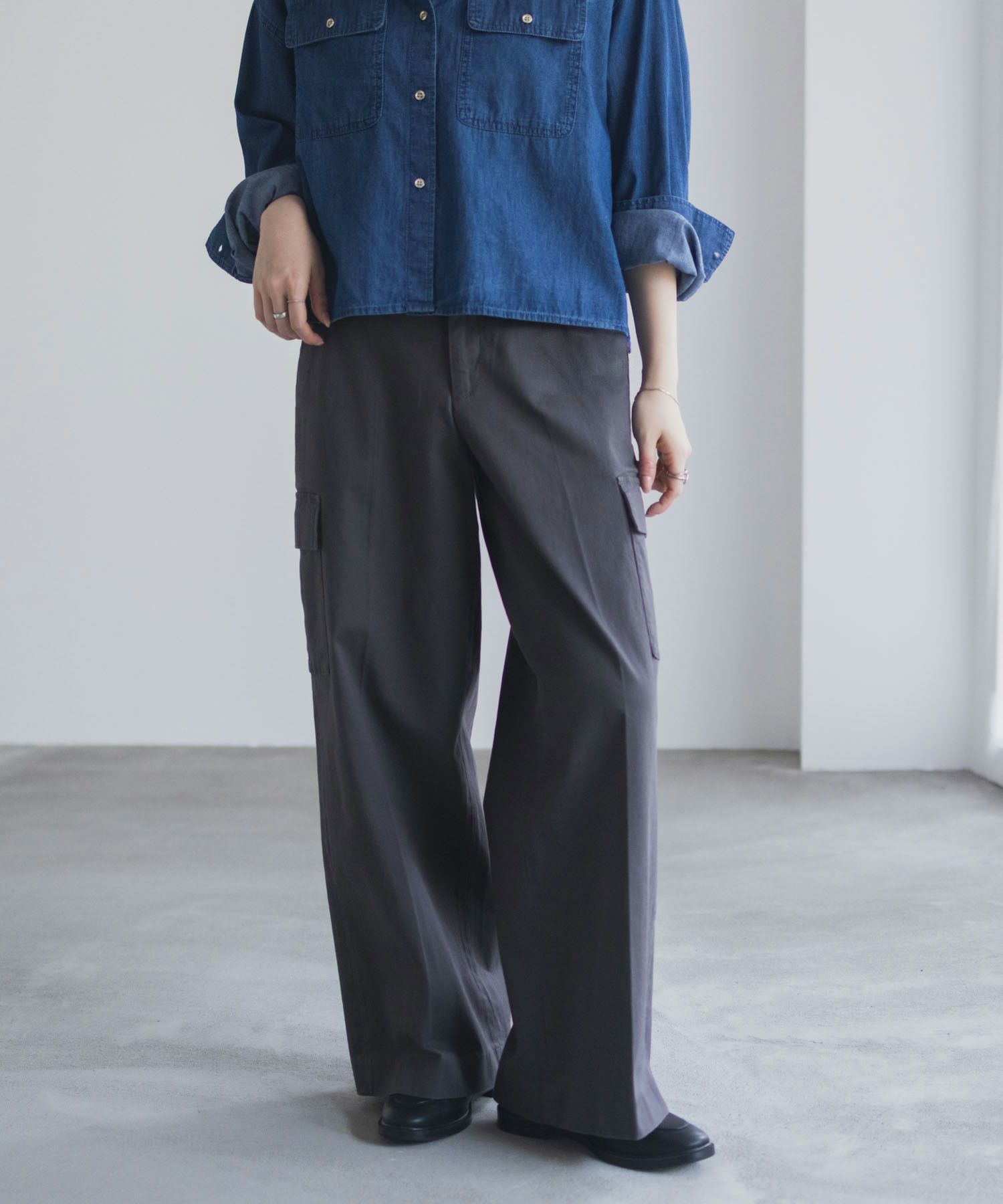 nAvy カーゴチノパンツ レディース