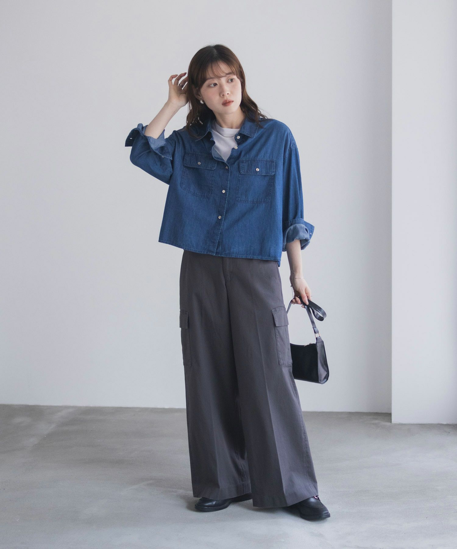 nAvy カーゴチノパンツ レディース