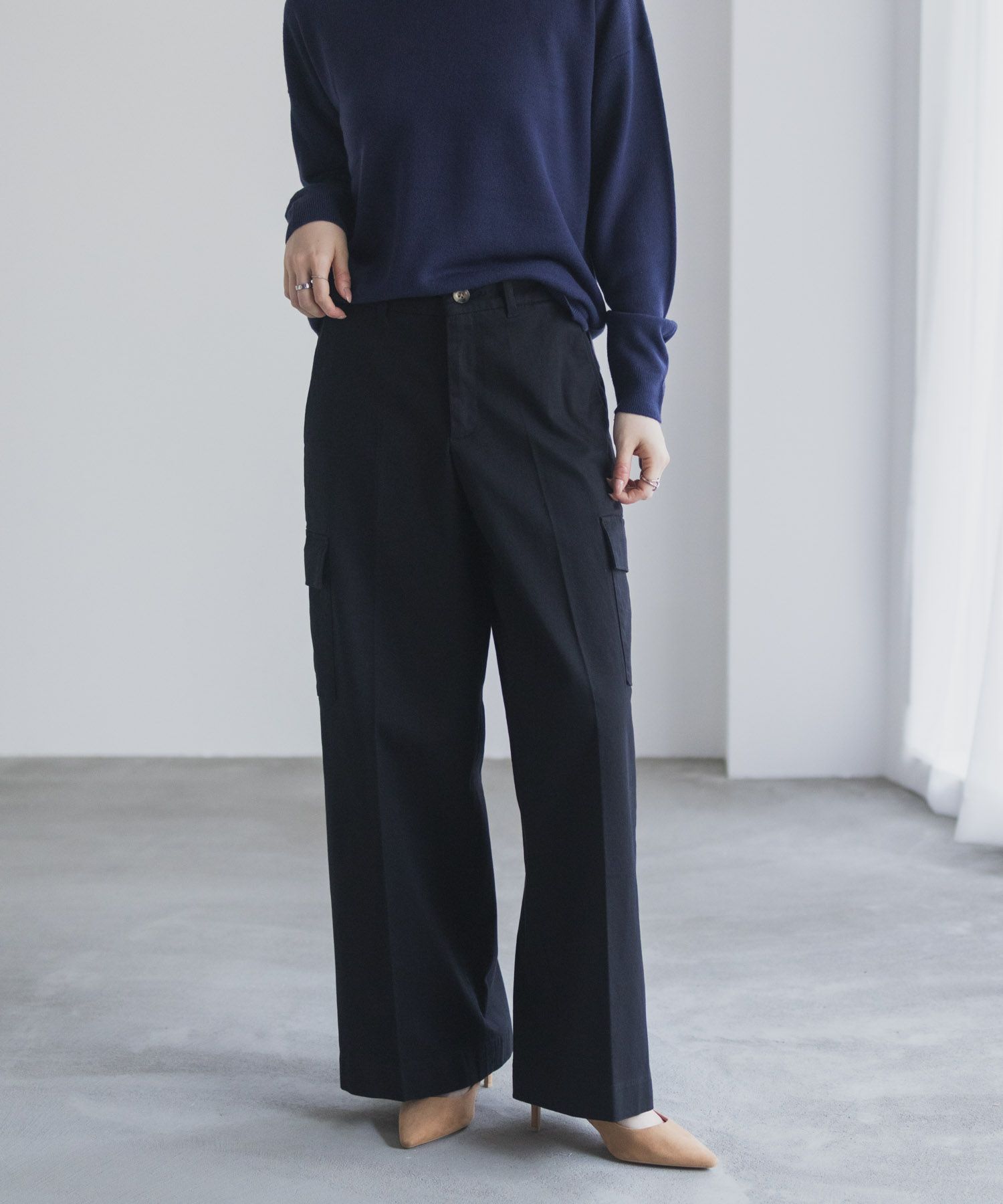 nAvy カーゴチノパンツ レディース