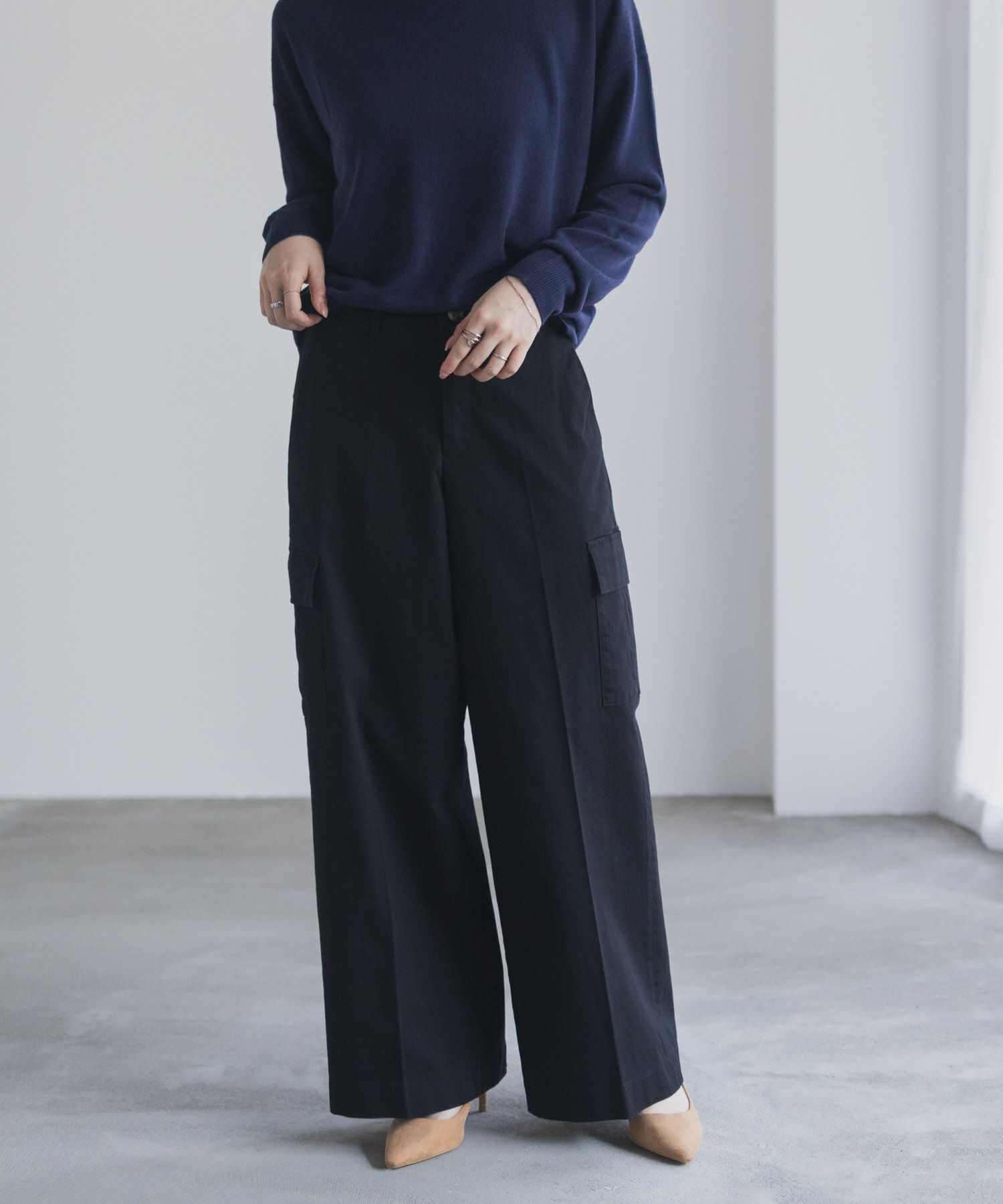 nAvy カーゴチノパンツ レディース