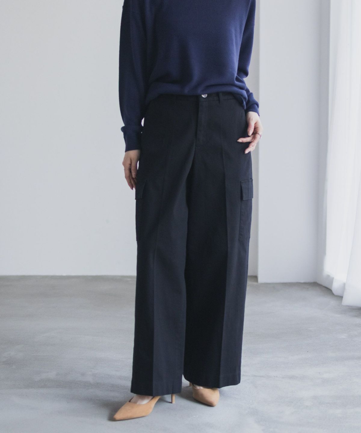 nAvy カーゴチノパンツ レディース