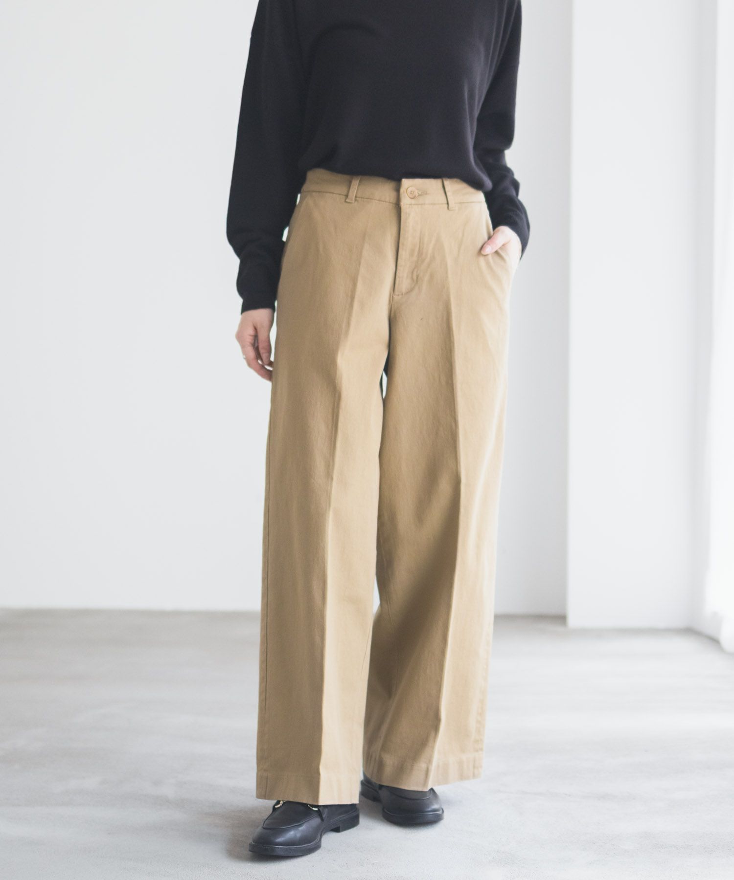 nAvy ワイドチノパンツ レディース商品サムネイル-5