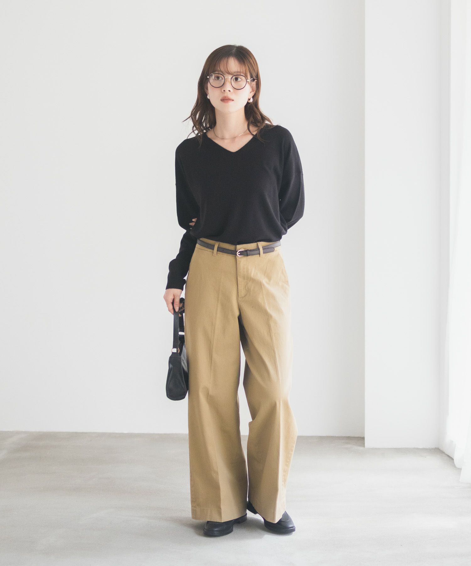[値下げ]nAvy  ワイドチノパンツ レディース商品サムネイル-10