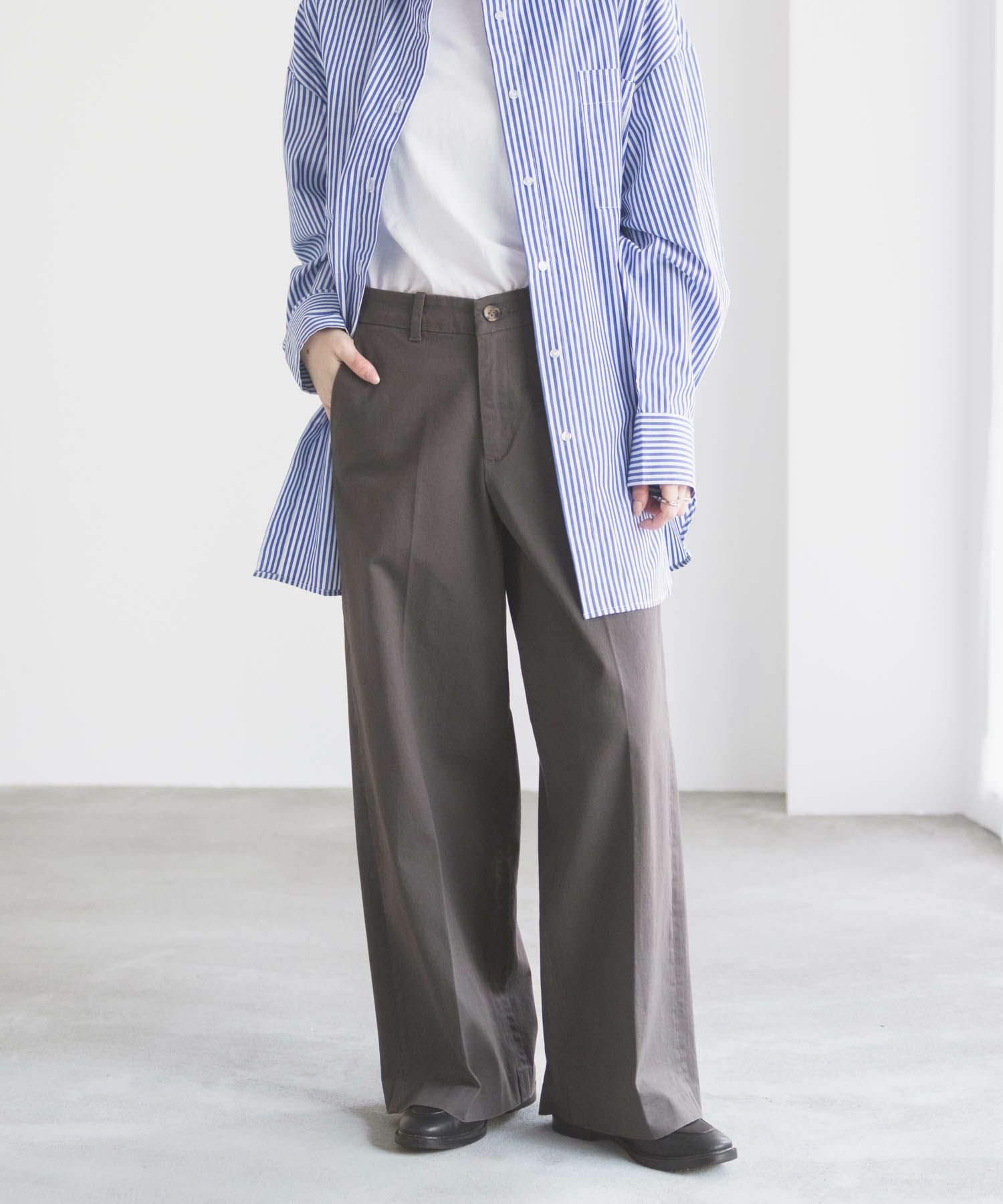 nAvy ワイドチノパンツ レディース商品サムネイル-11