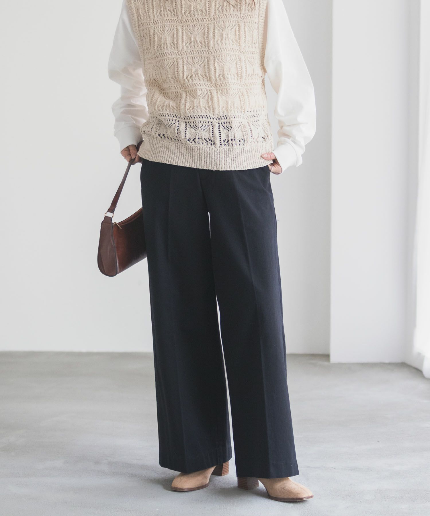 nAvy ワイドチノパンツ レディース商品サムネイル-17