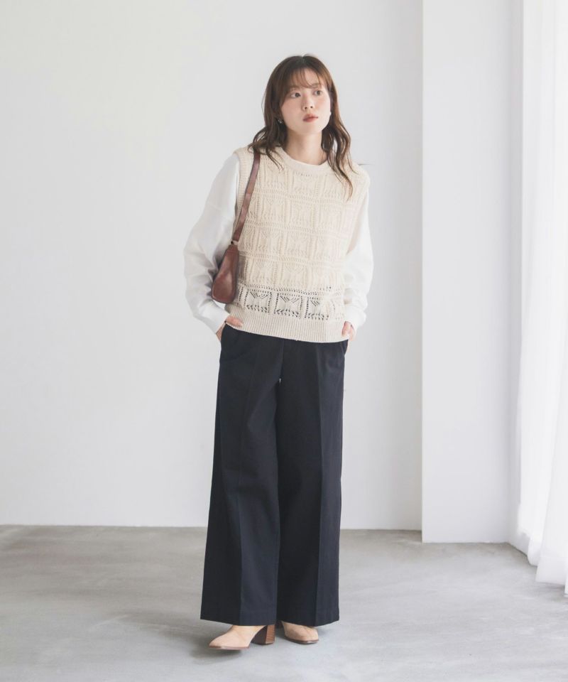 nAvy ワイドチノパンツ レディース商品画像-18