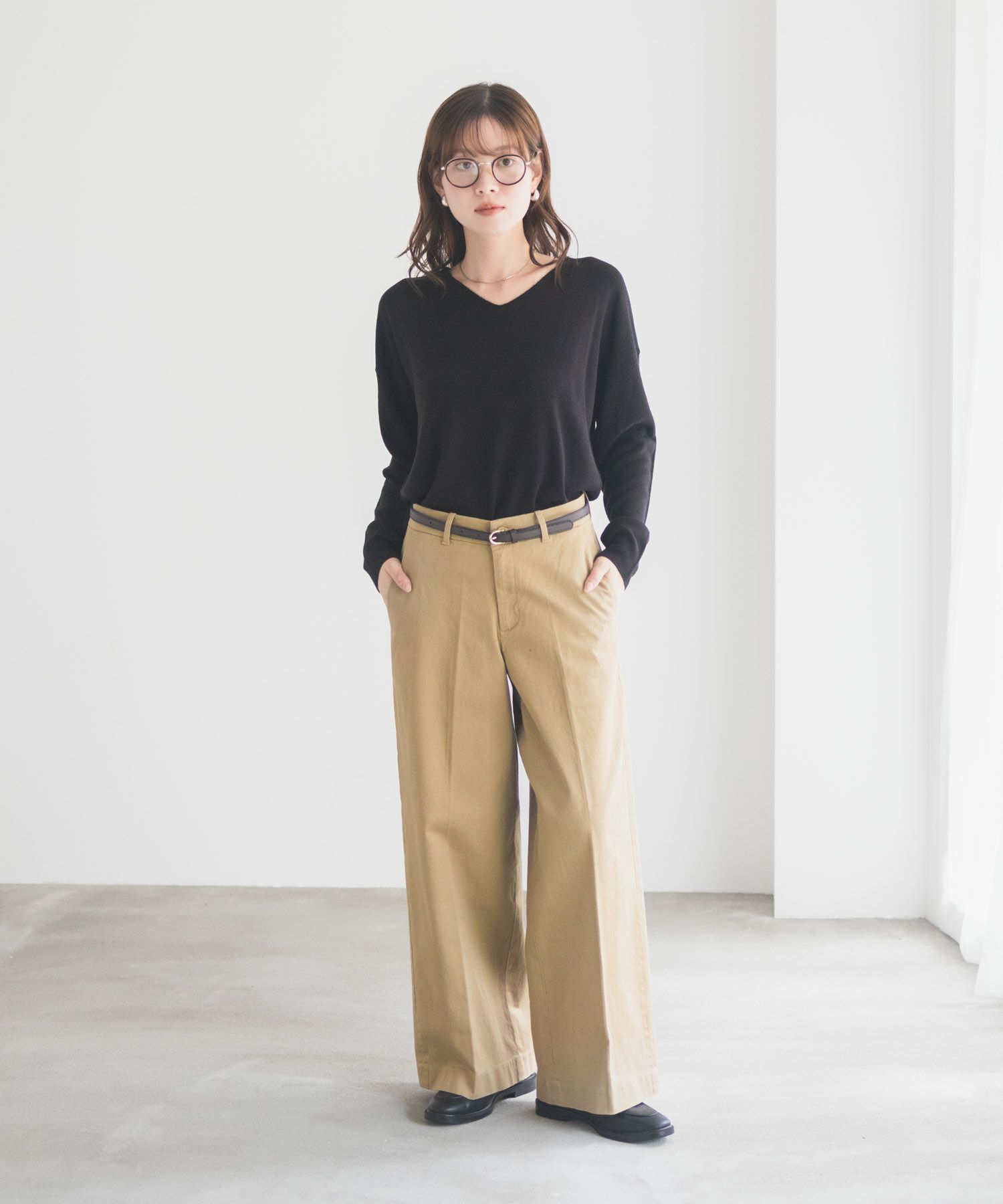 nAvy ワイドチノパンツ レディース商品サムネイル-36