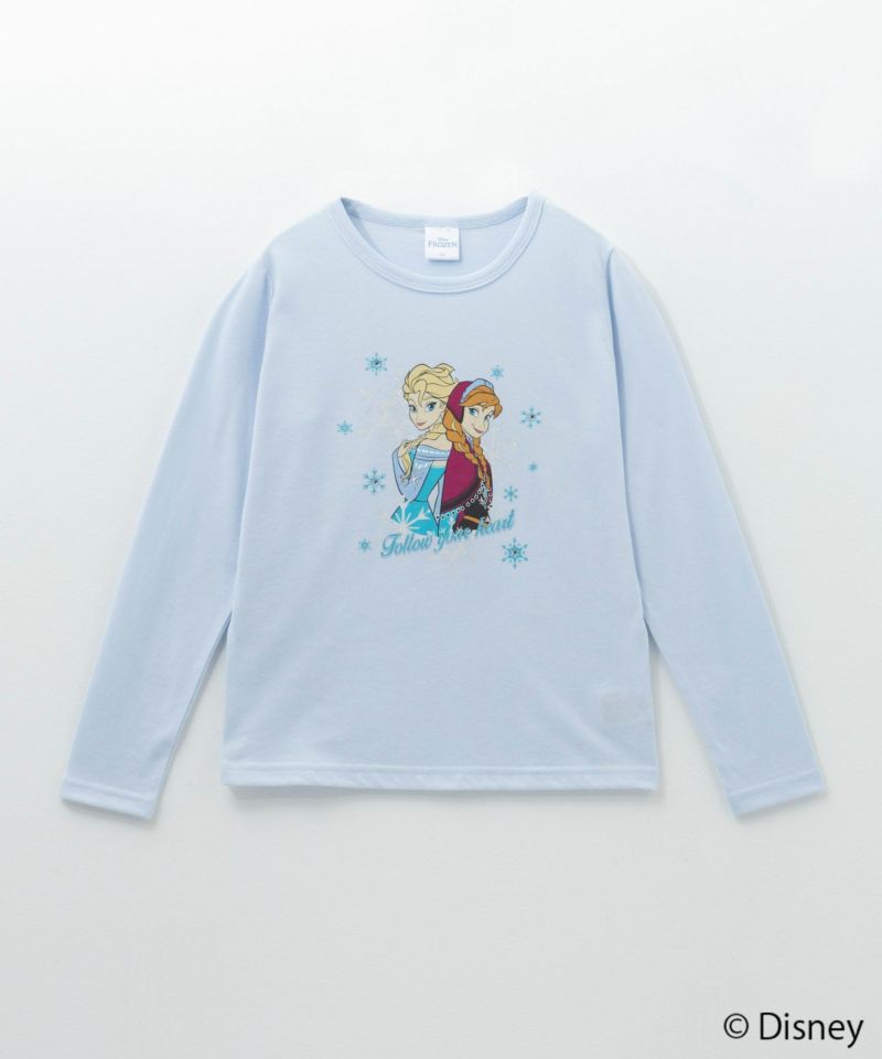 Disney 『アナと雪の女王』 長袖Tシャツ キッズ メール便 対応商品商品画像-1