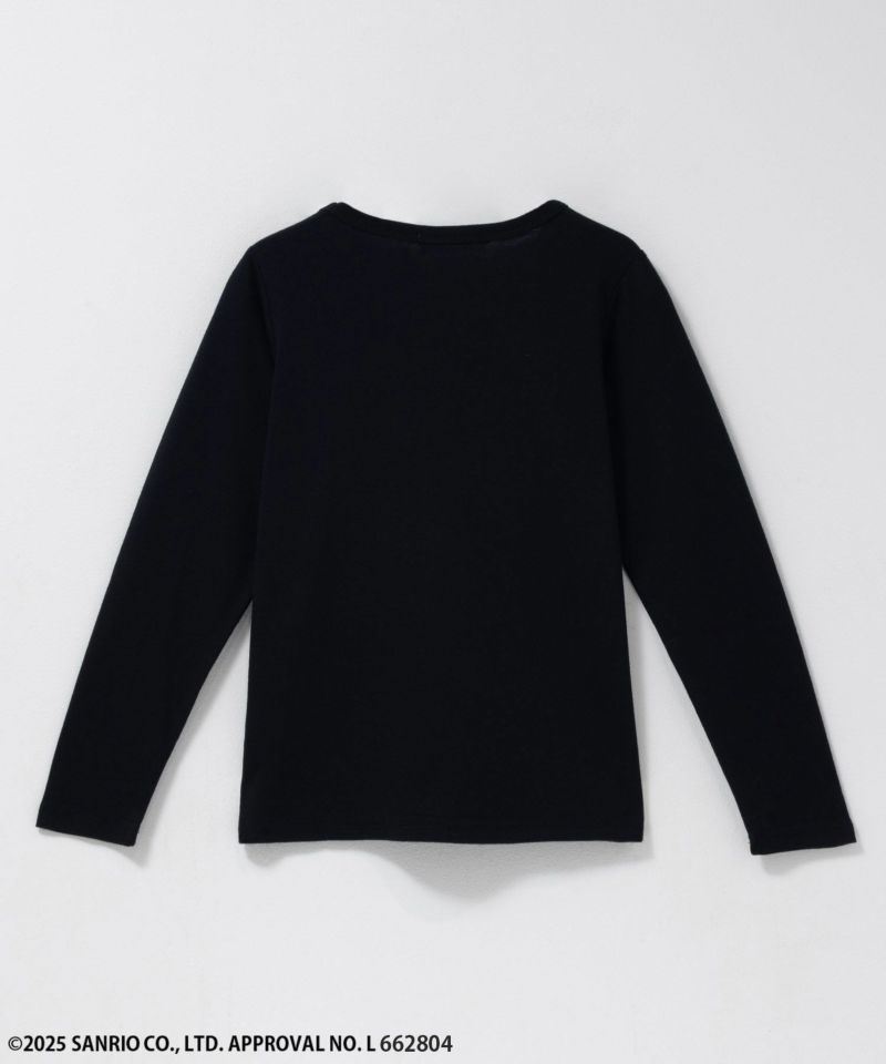 サンリオキャラクターズ クロミ プリント長袖Tシャツ キッズ メール便 対応商品商品画像-2