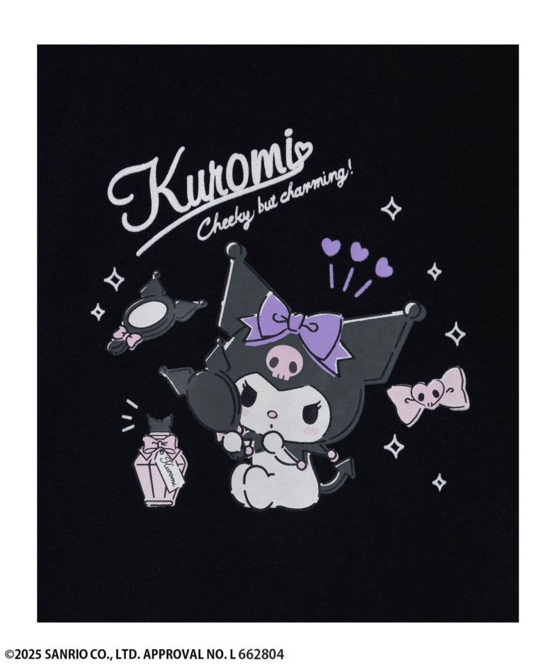 サンリオキャラクターズ クロミ プリント長袖Tシャツ キッズ メール便 対応商品商品画像-3