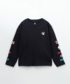 T-GRAPHICS 袖ロゴ長袖Tシャツ キッズ ネコポス 対応商品