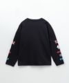 T-GRAPHICS  袖ロゴ長袖Tシャツ キッズ メール便 対応商品商品サムネイル-2