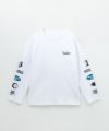 T-GRAPHICS 袖ロゴ長袖Tシャツ キッズ ネコポス 対応商品