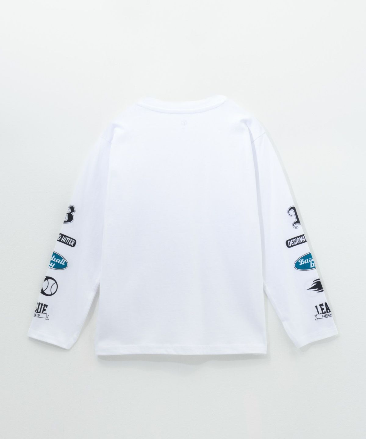 T-GRAPHICS 袖ロゴ長袖Tシャツ キッズ ネコポス 対応商品