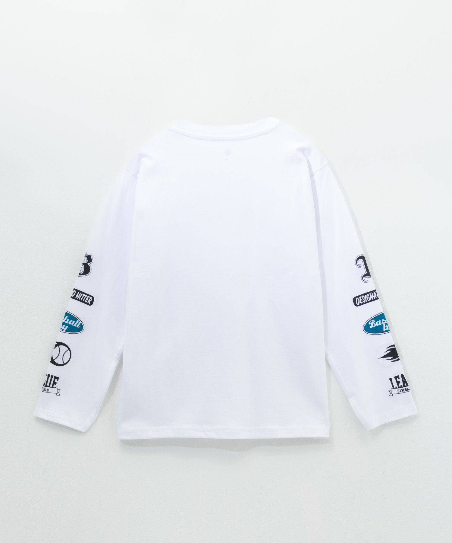 T-GRAPHICS  袖ロゴ長袖Tシャツ キッズ メール便 対応商品商品サムネイル-4
