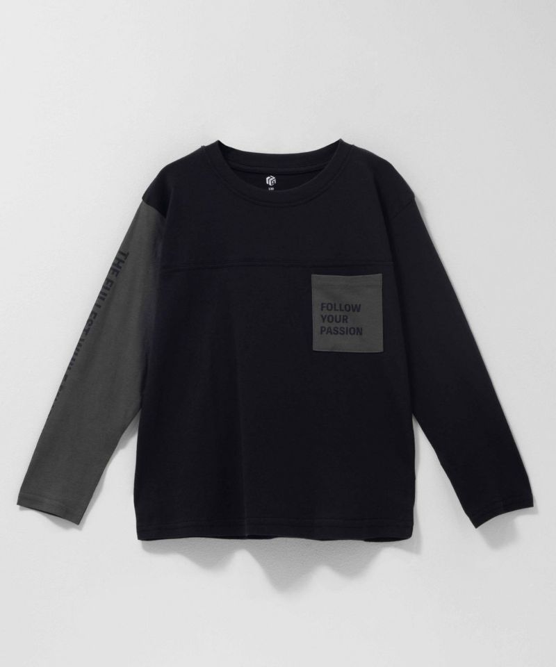 T-GRAPHICS  袖クレイジー長袖Tシャツ キッズ メール便 対応商品商品画像-1