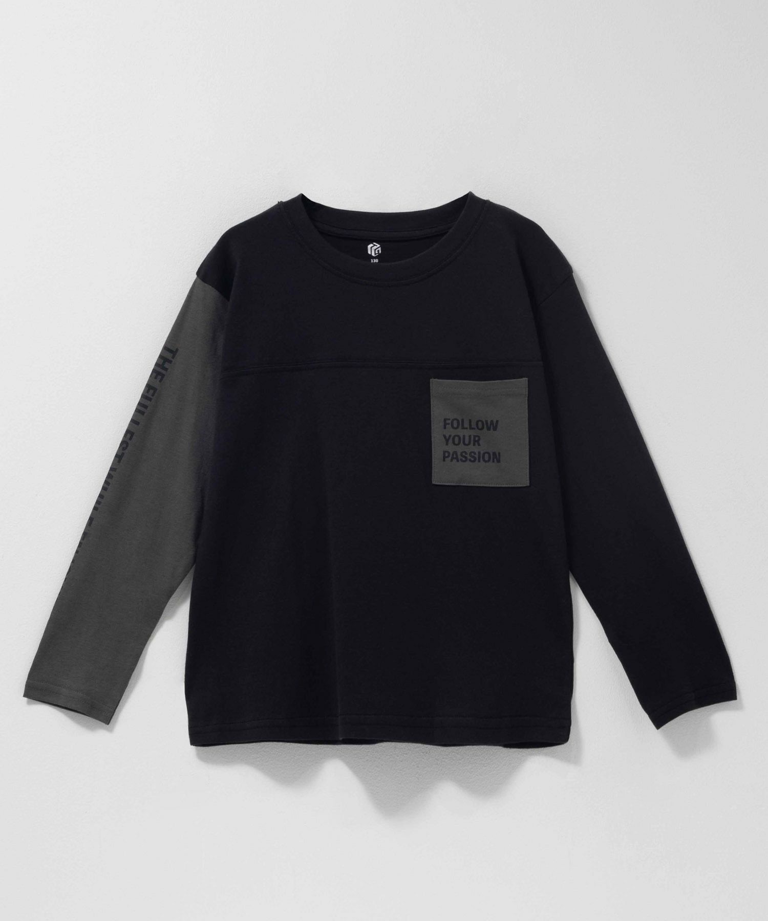 T-GRAPHICS 袖クレイジー長袖Tシャツ キッズ ネコポス 対応商品