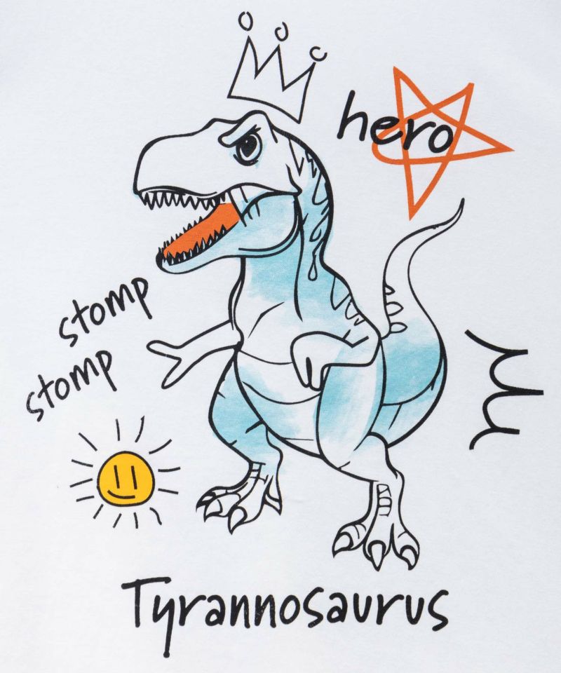 T-GRAPHICS  線描きアート長袖Tシャツ キッズ メール便 対応商品商品画像-7