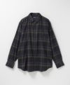 NAVY ソフトフランネルシャツ メンズ