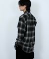 NAVY ソフトフランネルシャツ メンズ