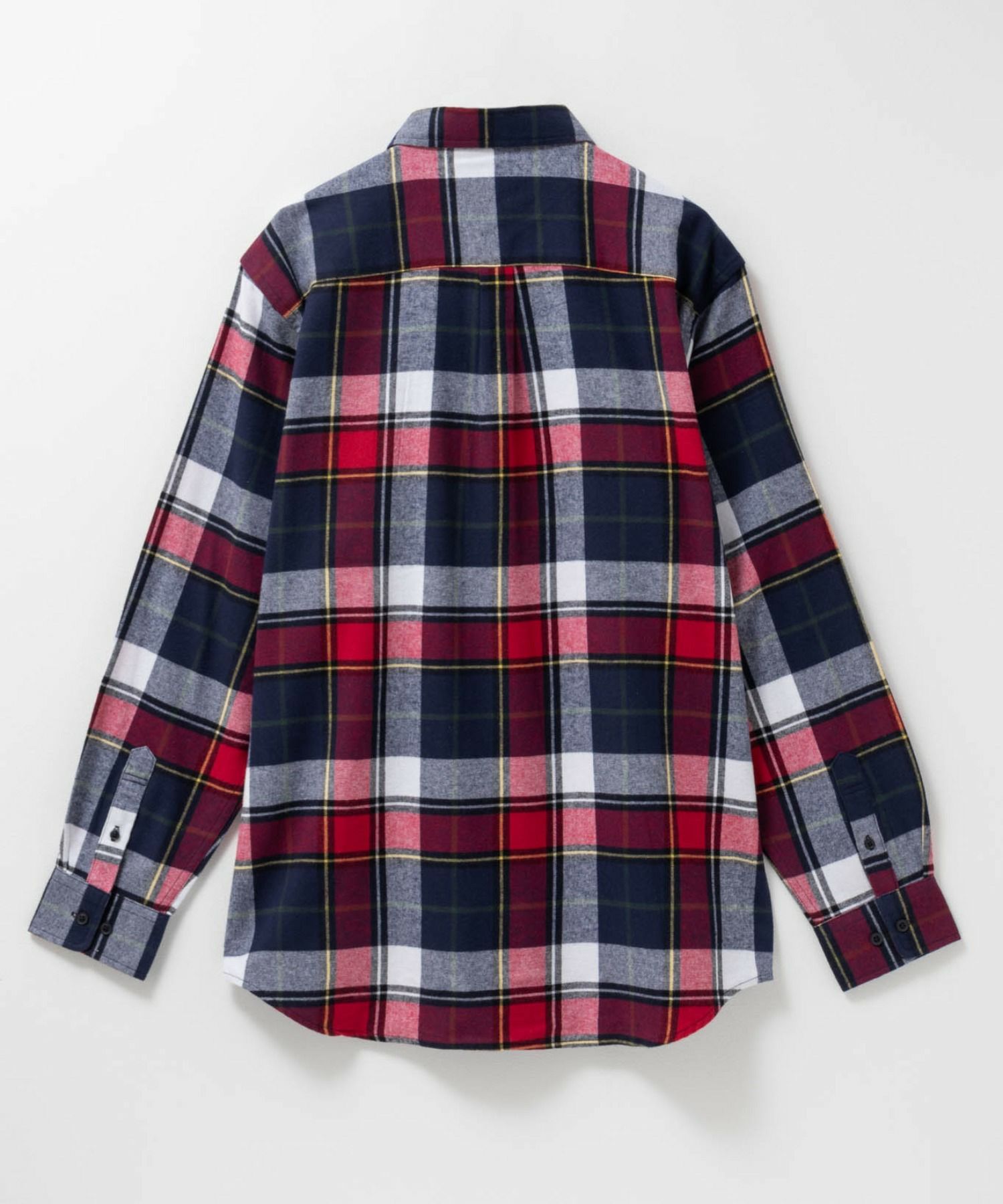 NAVY ソフトフランネルシャツ メンズ
