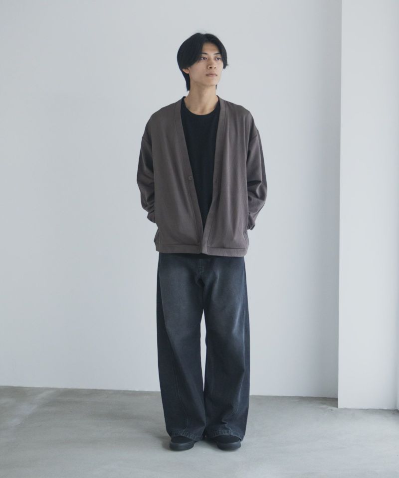 URBAN COLLECTION  ふくれジャガードカーディガン メンズ商品画像-21