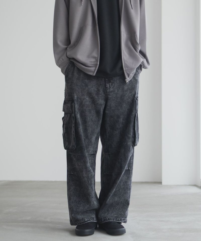 NAVY デニムカーゴパンツ メンズ商品画像-1