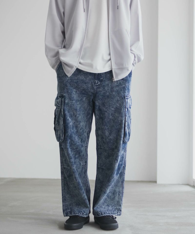 NAVY デニムカーゴパンツ メンズ商品画像-2