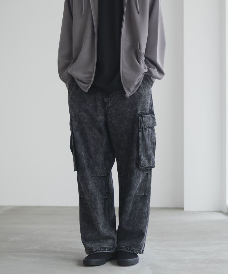 NAVY デニムカーゴパンツ メンズ商品画像-3