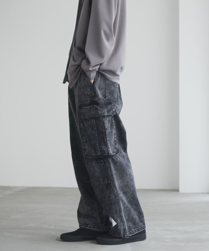 NAVY デニムカーゴパンツ メンズ商品画像-5