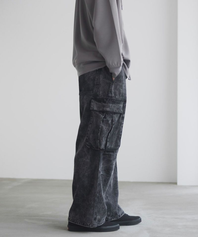 NAVY デニムカーゴパンツ メンズ商品画像-6