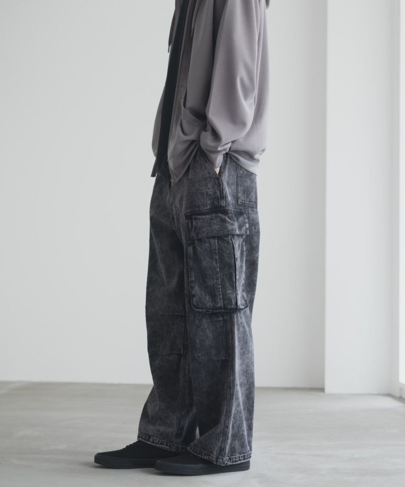 NAVY デニムカーゴパンツ メンズ商品画像-7