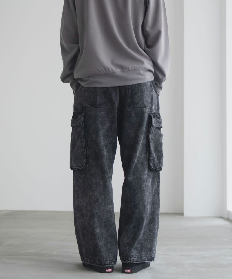 NAVY デニムカーゴパンツ メンズ商品画像-8