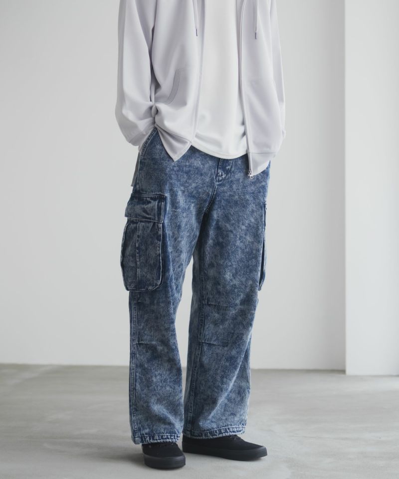 NAVY デニムカーゴパンツ メンズ商品画像-11