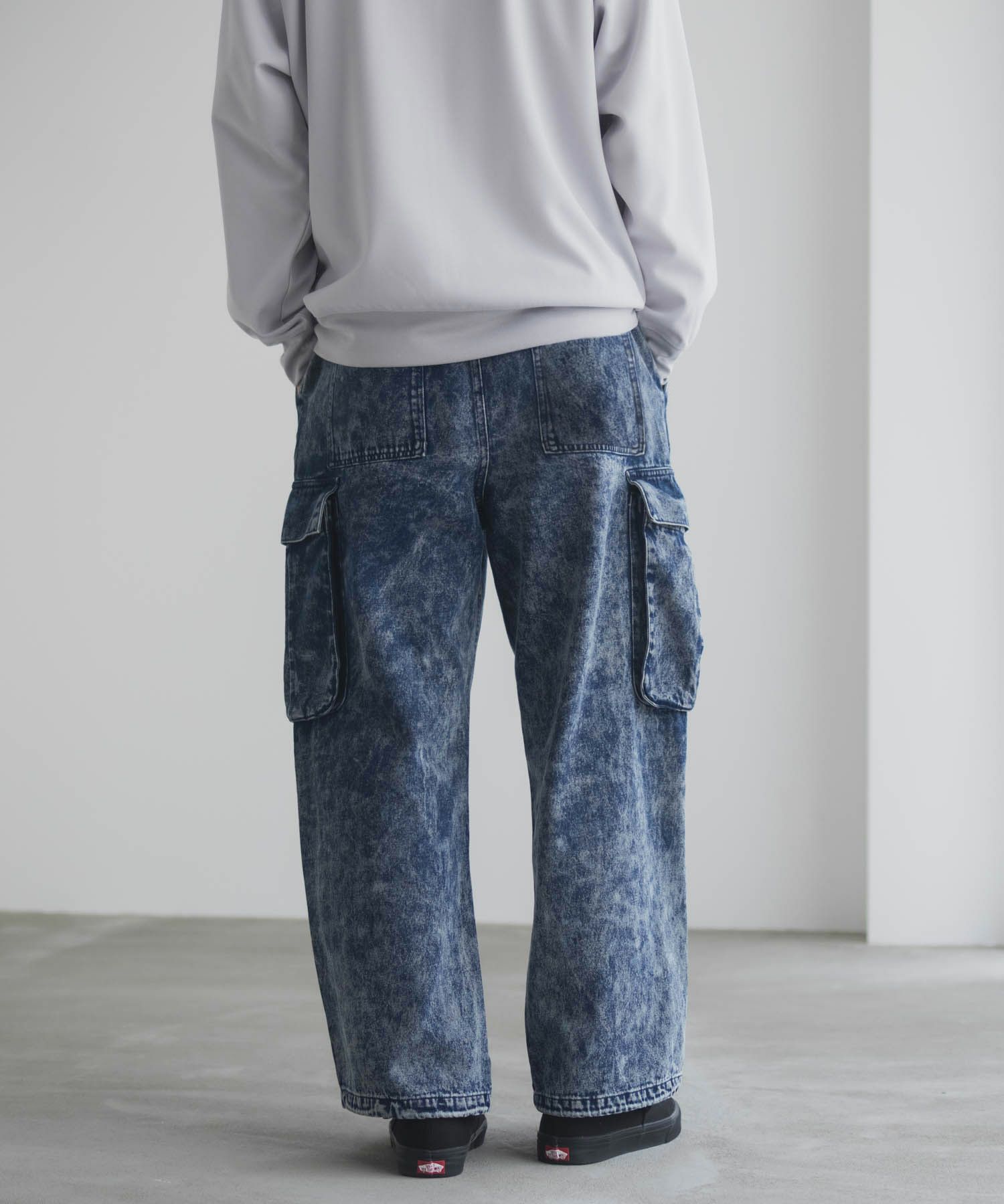 NAVY デニムカーゴパンツ メンズ商品画像-13