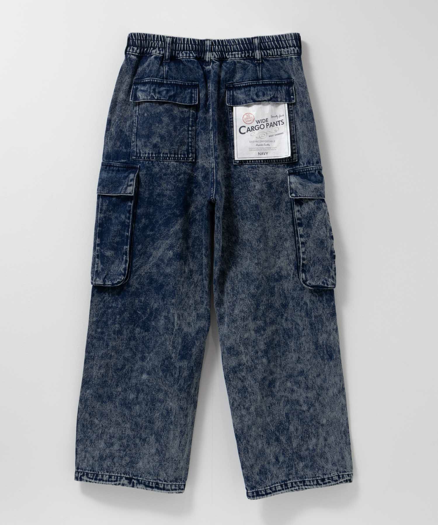 NAVY デニムカーゴパンツ メンズ
