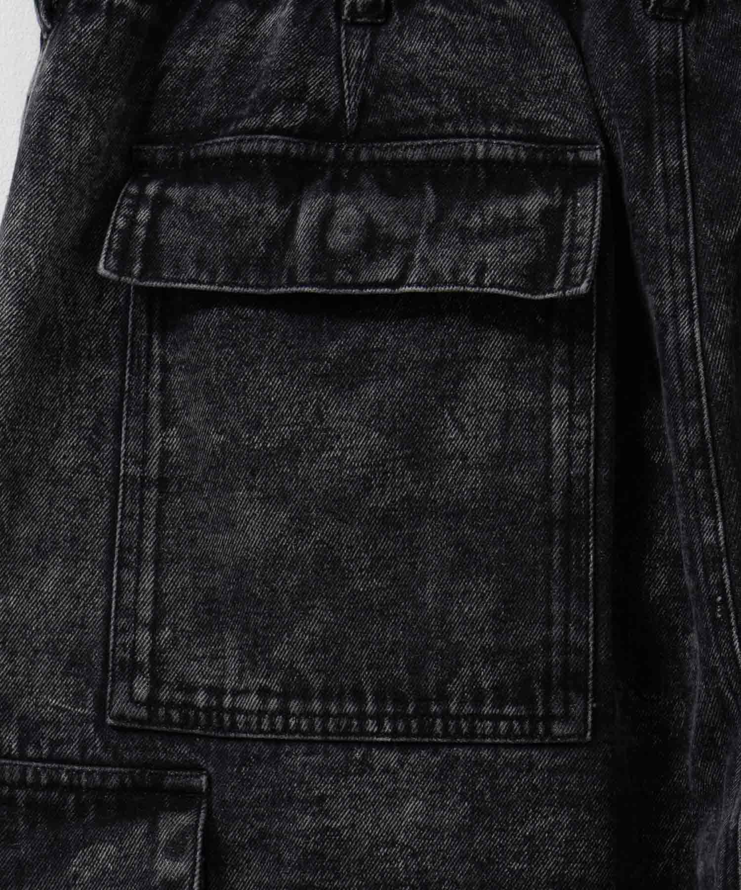 NAVY デニムカーゴパンツ メンズ