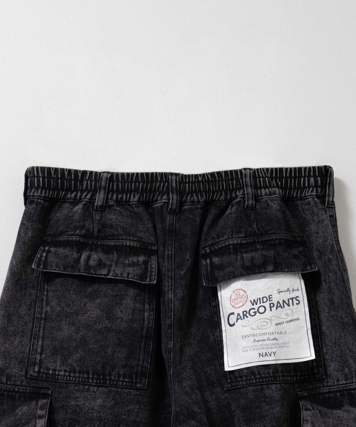 NAVY デニムカーゴパンツ メンズ