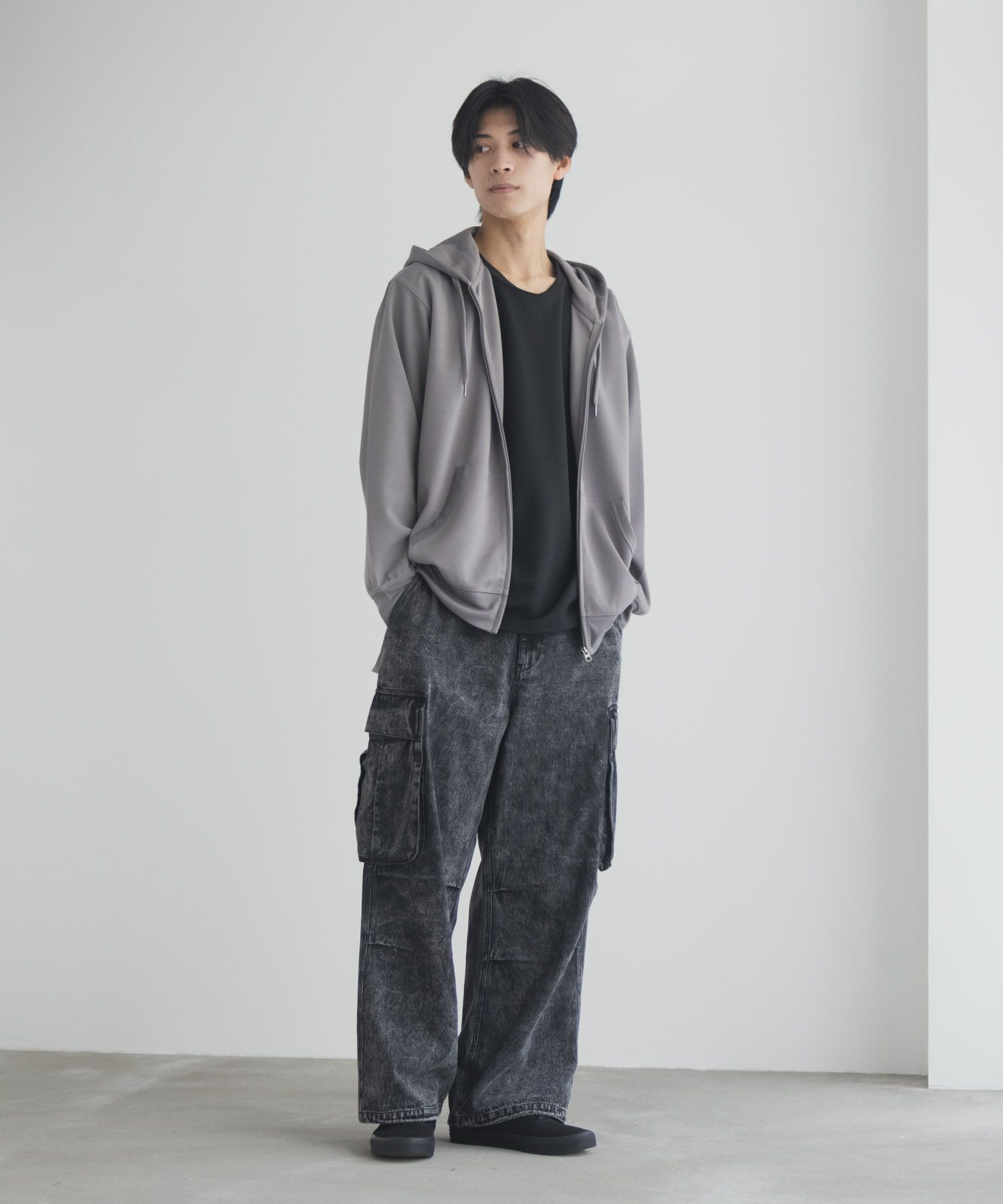 NAVY デニムカーゴパンツ メンズ商品画像-27