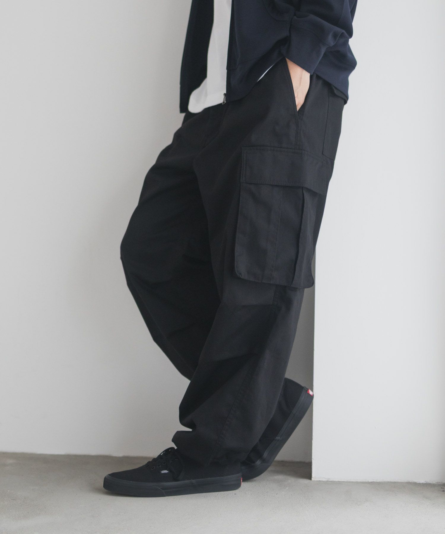 NAVY カーゴパンツ メンズ