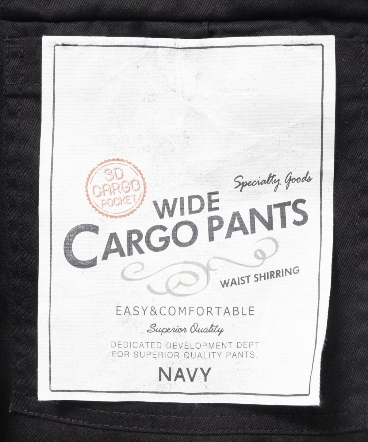 NAVY カーゴパンツ メンズ