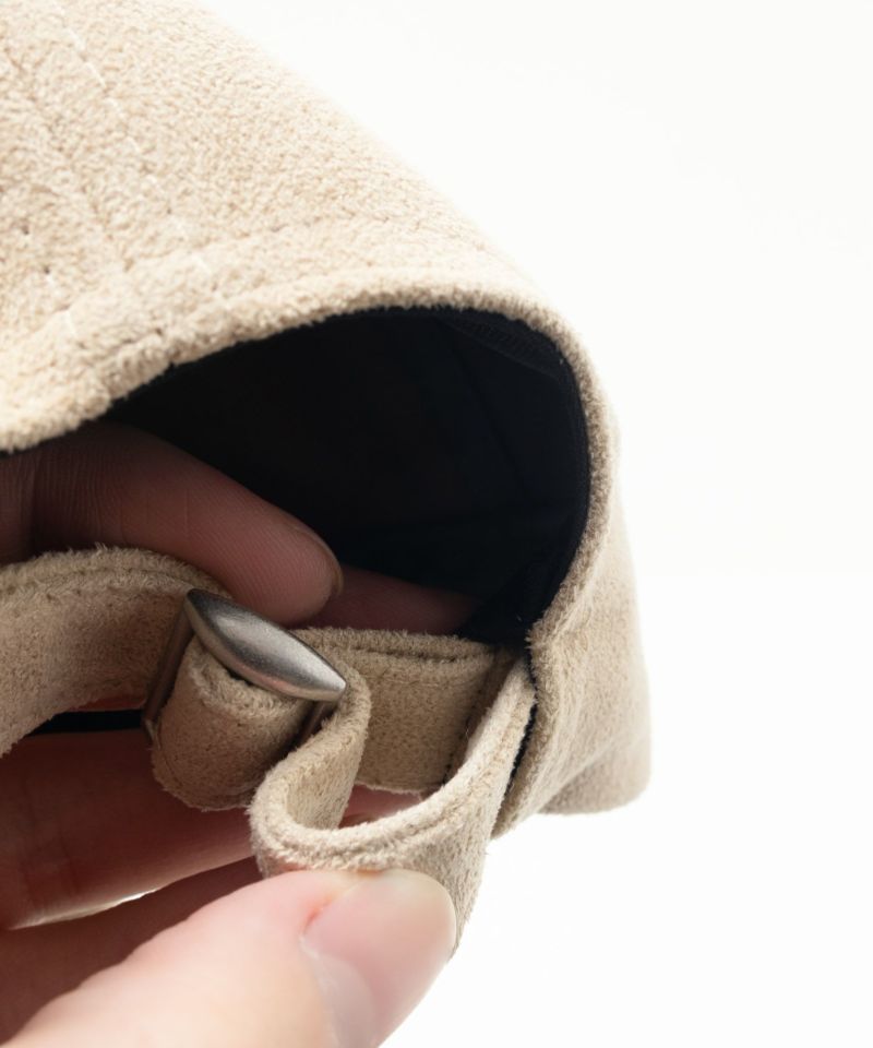 スエードロゴ刺繍キャップ レディース商品画像-9