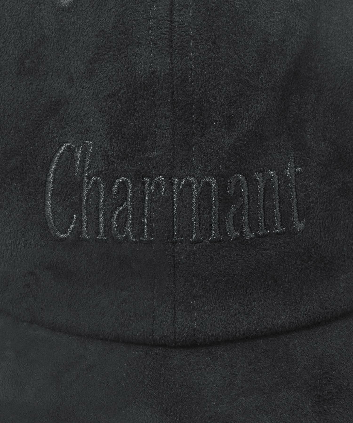 スエードロゴ刺繍キャップ レディース