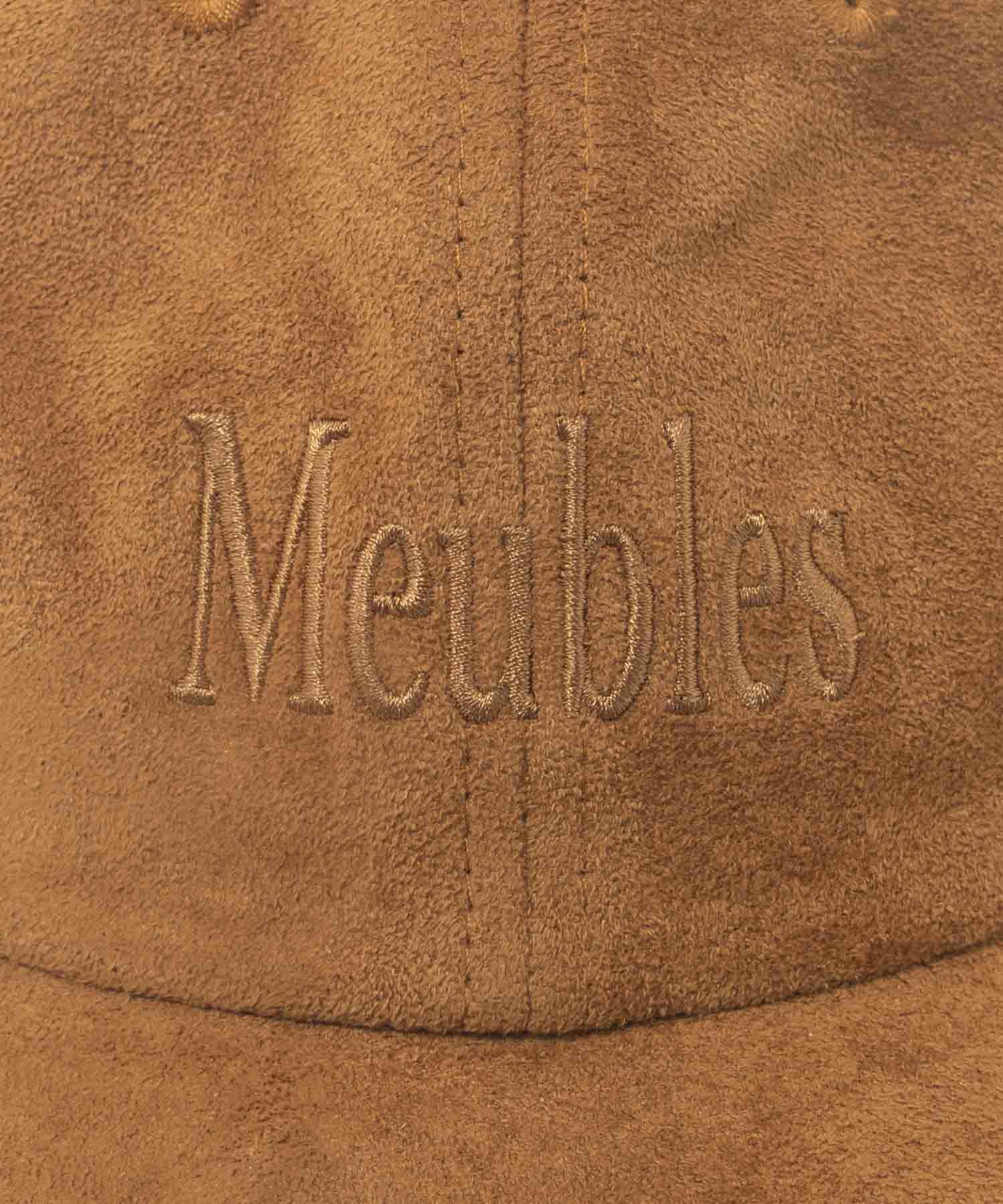 スエードロゴ刺繍キャップ レディース