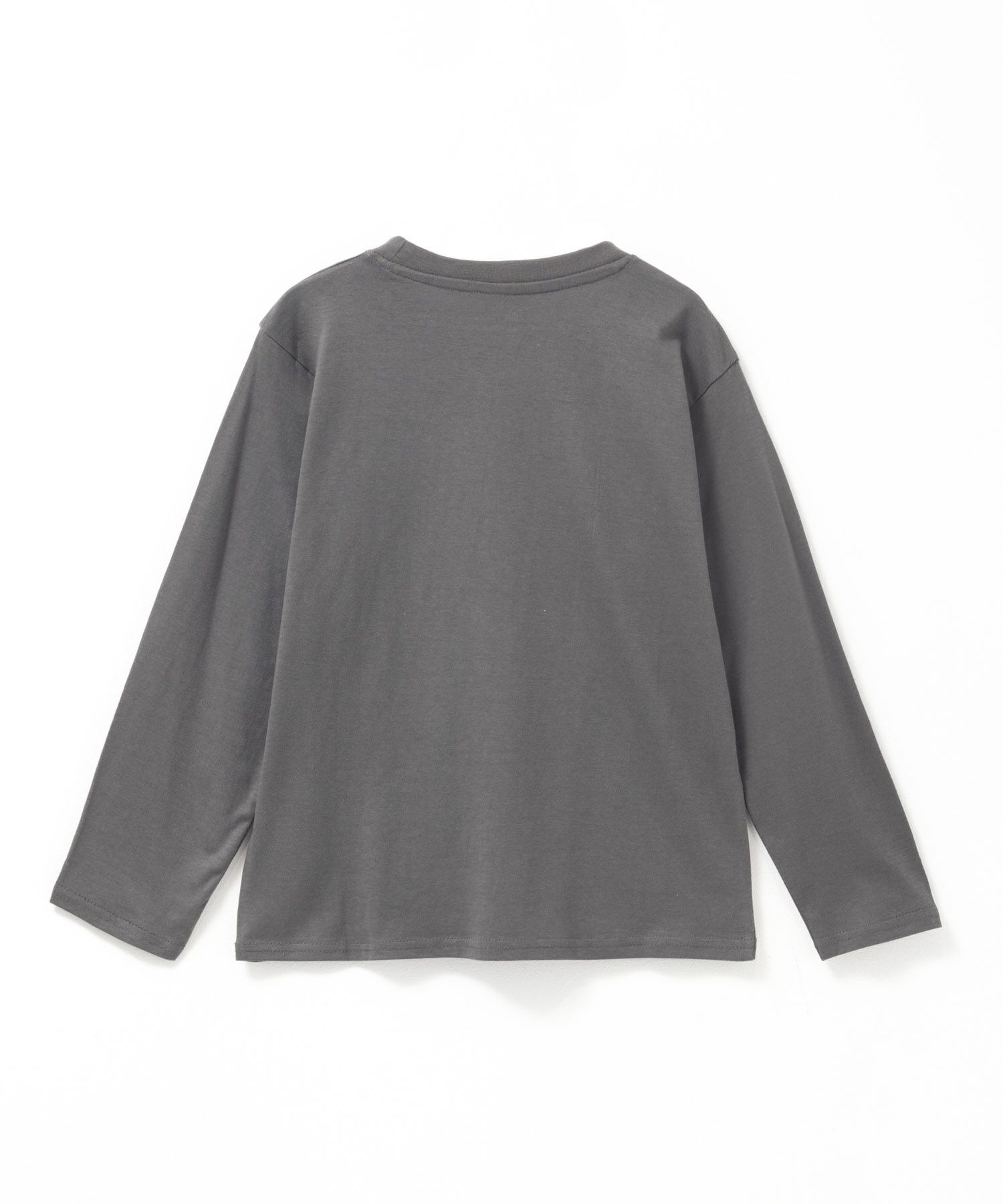 T-GRAPHICS  カレッジ風アニマル長袖Tシャツ キッズ メール便 対応商品商品画像-2