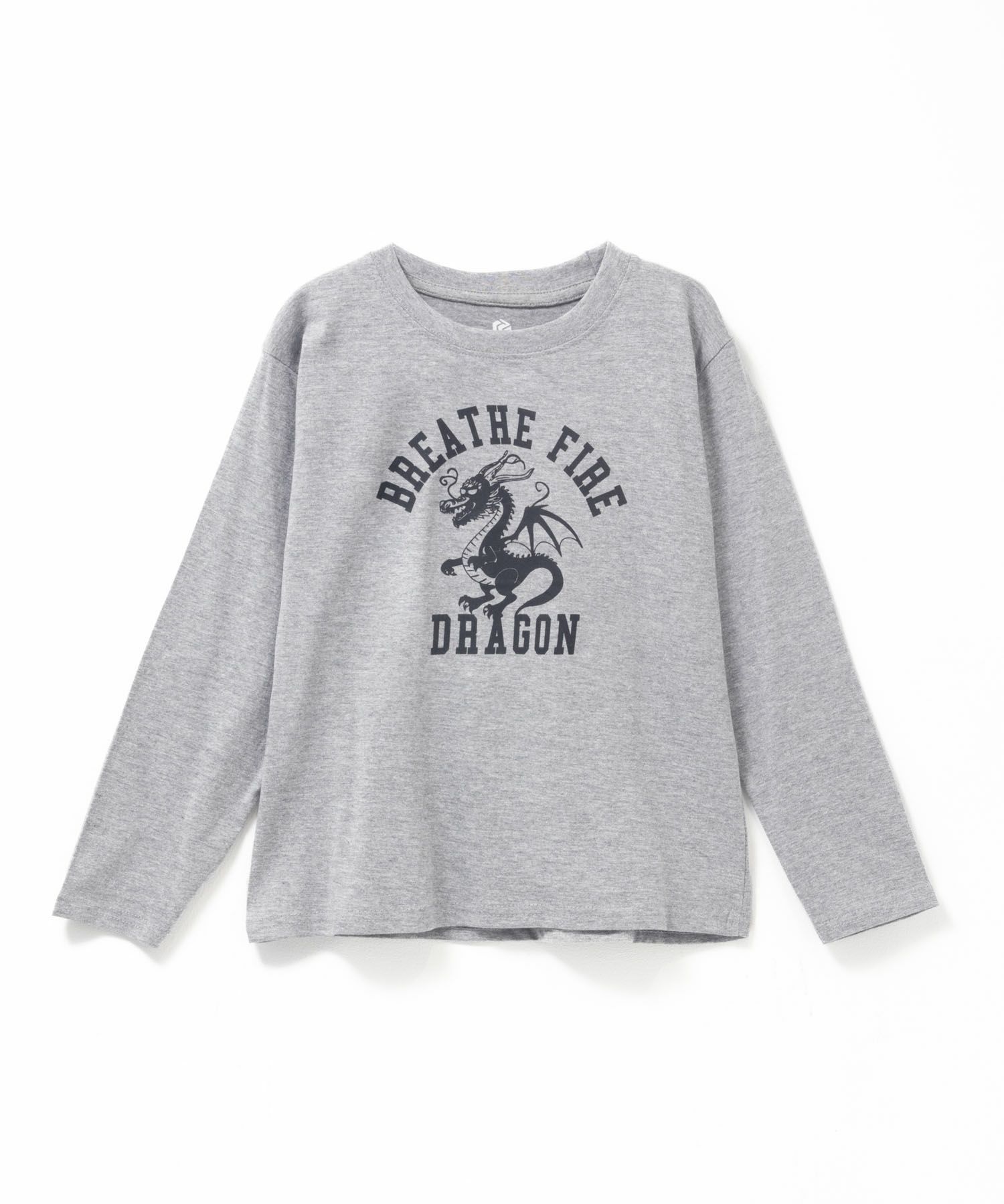 T-GRAPHICS カレッジ風アニマル長袖Tシャツ キッズ メール便 対応商品商品画像-3